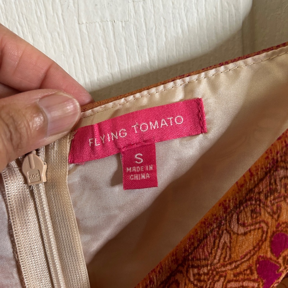 NWT Flying Tomato For Good Woven Midi Dress size S Boho Cottagecore Festival - Picture 11 of 14